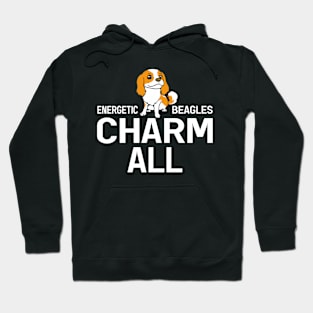 energetic beagles charm all Hoodie